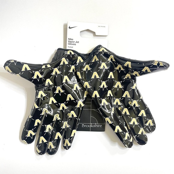 Nike Vanderbilt Commodores Vapor Jet 7.0 Football Gloves Size 2XL FN5602-019 - Picture 1 of 5